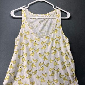 Lucky‎ Brand White and Yellow Tank Top